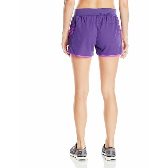 Adidas Womens Ultimate 3S Climalite Running Shorts Purple Size Ex Small - Picture 4 of 4